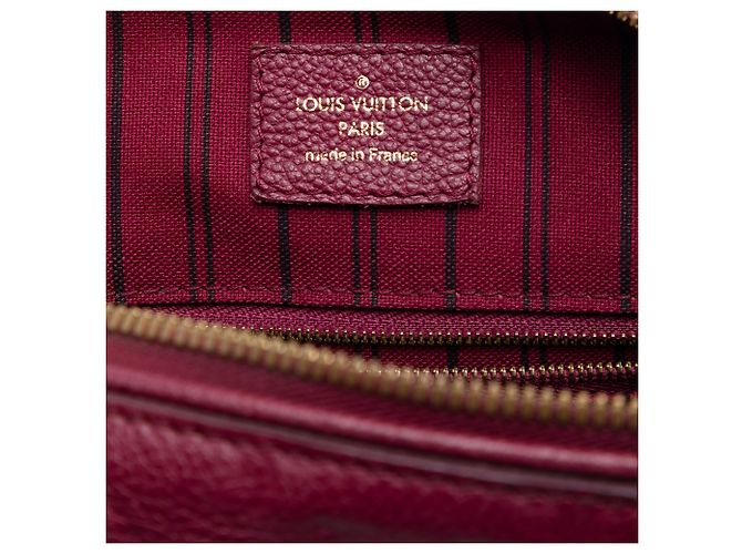 Louis Vuitton Red Monogram Empreinte Speedy Bandouliere 25 Dark red - view 5