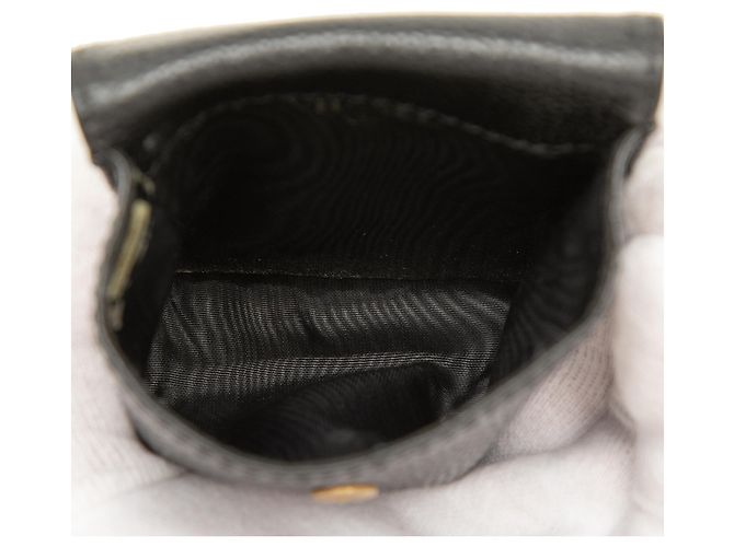 Pitillera Chanel Black CC Caviar Negro - vista 4