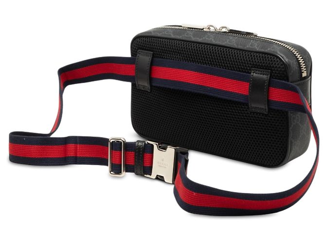 Borsa cintura Gucci Black GG Supreme Web Nero - vista 2