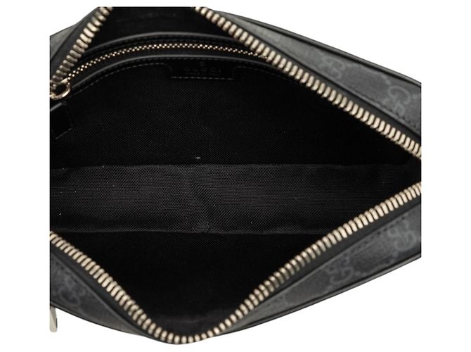 Borsa cintura Gucci Black GG Supreme Web Nero - vista 4