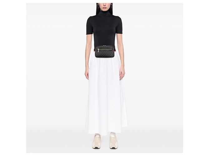 Borsa cintura Gucci Black GG Supreme Web Nero - vista 6