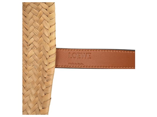 LOEWE Small Raffia Anagram Basket Tote in Beige - Ansicht 5