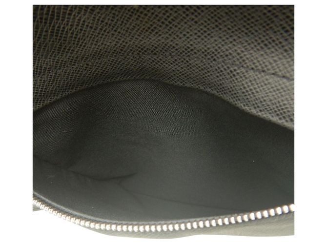 Louis Vuitton Gray Bicolor Taiga and Canvas Beluga Marrone Verde scuro - vista 8