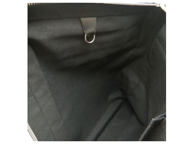 Louis Vuitton Gray Bicolor Taiga and Canvas Beluga Marrone Verde scuro - vista 9
