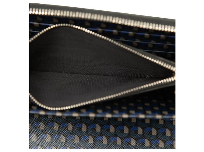 Carteira Longa Prada Black Saffiano com Zíper Preto - vista 4