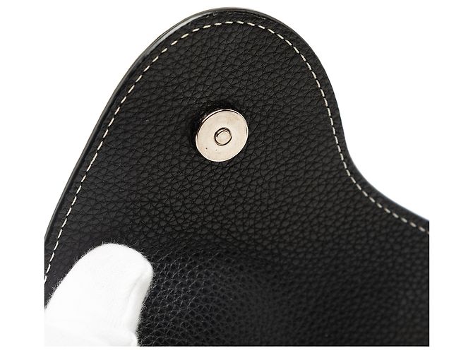 Dior Black Stussy Bee Applique Calfskin Saddle Crossbody Noir - vue 7