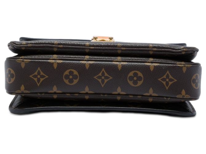 Louis Vuitton Brown Monogram Pochette Metis Marrone - vista 3