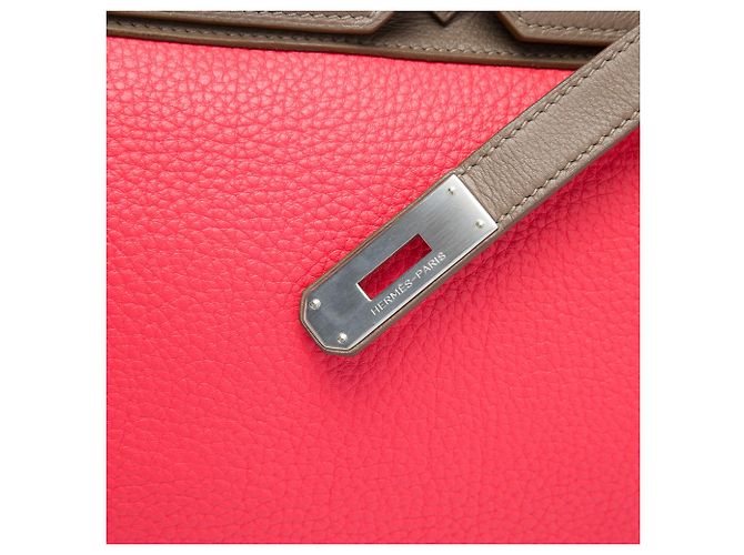 Hermès Pink Tricolor Clemence and Swift Birkin Cascade Retourne 35 Rosa - vista 5
