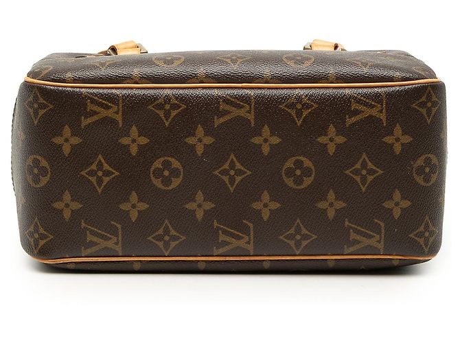 Louis Vuitton Brown Monogram Cite MM Marrone - vista 3