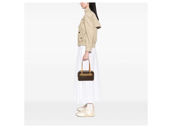 Louis Vuitton Brown Monogram Cite MM Marrone - vista 8