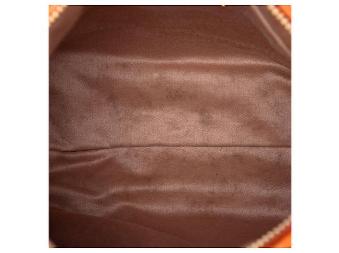 Borsa a spalla Miu Miu Orange Matelasse Nappa Lux Charm - vista 4