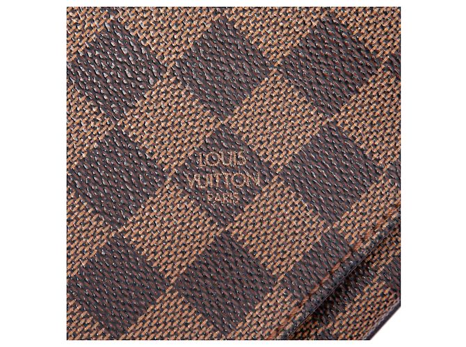 Louis Vuitton Brown Damier Ebene Musette Tango Long Strap Marrone - vista 5