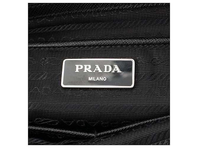 Prada Black Impuntu Tessuto Open Convertible Tote Schwarz - Ansicht 5