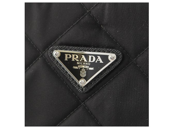 Prada Black Impuntu Tessuto Open Convertible Tote Schwarz - Ansicht 6