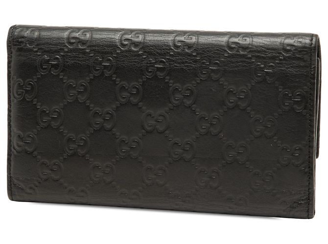 Cartera larga Gucci Black Guccissima Negro - vista 2