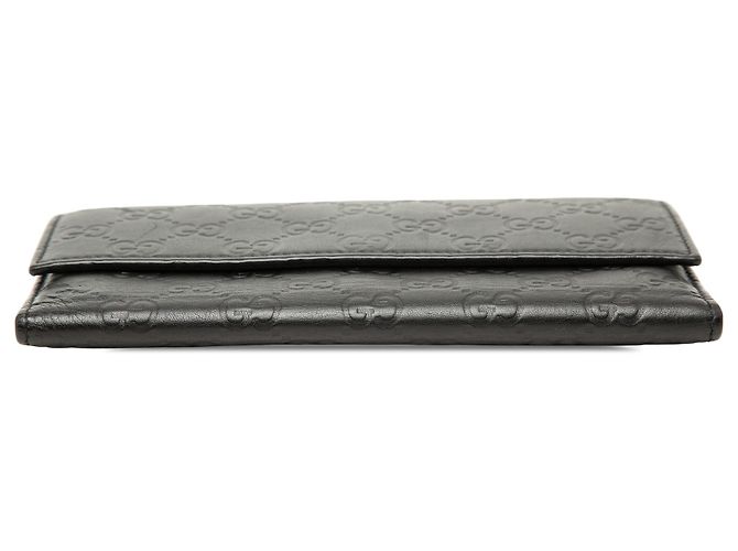 Cartera larga Gucci Black Guccissima Negro - vista 3