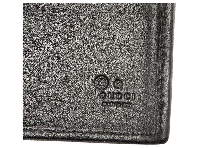 Cartera larga Gucci Black Guccissima Negro - vista 6