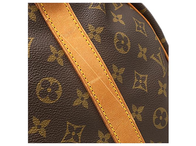 Louis Vuitton Brown Monogram Keepall Bandouliere 50 Marrone - vista 13