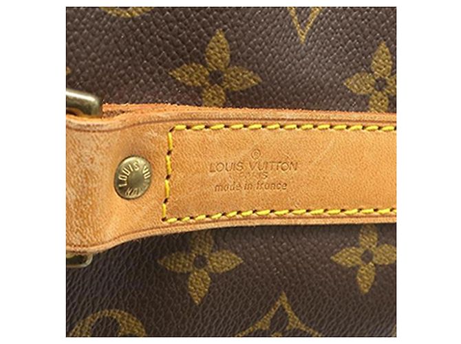 Louis Vuitton Brown Monogram Keepall Bandouliere 50 Marrone - vista 5