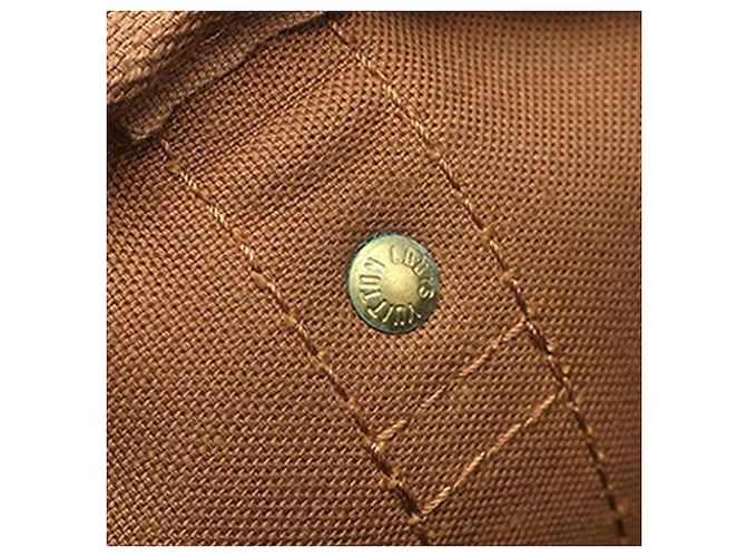 Louis Vuitton Brown Monogram Keepall Bandouliere 50 Marrone - vista 7