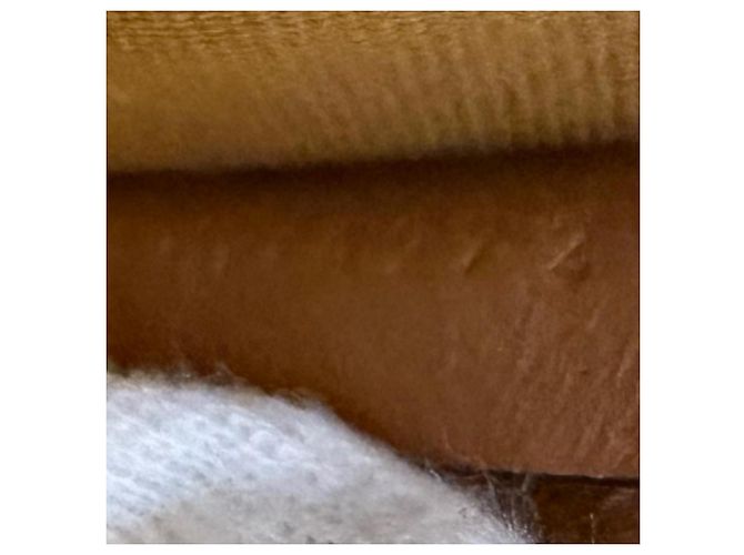 Céline Clutch com corrente Celine Triomphe em tela revestida branca Branco - vista 5