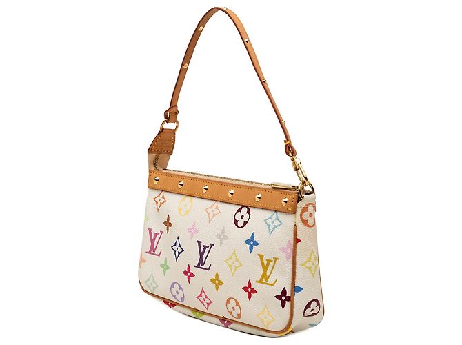 Louis Vuitton White Monogram Multicolore Pochette Accessoires - view 2