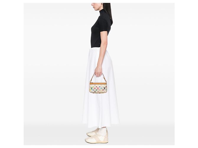 Louis Vuitton White Monogram Multicolore Pochette Accessoires - view 7