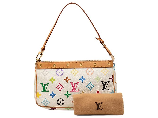 Louis Vuitton White Monogram Multicolore Pochette Accessoires - view 8