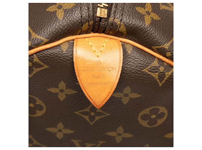 Louis Vuitton Brown Monogram Keepall 55 Marrone - vista 5