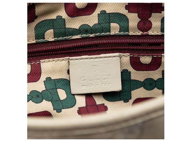 Gucci Brown Guccissima Abbey D Ring Crossbody-Tasche Braun Beige - Ansicht 5