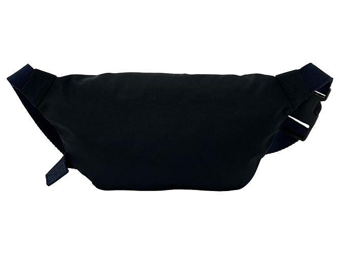 Borsa a cintura Balenciaga in nylon nero con logo Wheel - vista 2