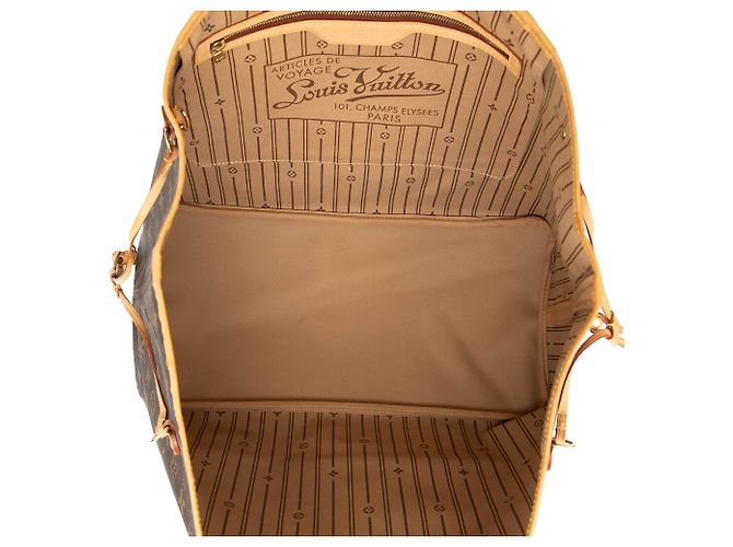 Louis Vuitton Brown Monogram Neverfull GM Marrone - vista 4