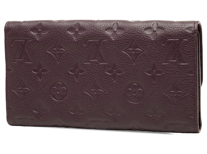 Cartera larga Louis Vuitton Sarah Monogram Empreinte Purple Púrpura - vista 2