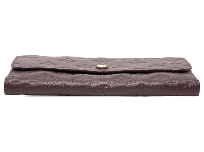 Cartera larga Louis Vuitton Sarah Monogram Empreinte Purple Púrpura - vista 3