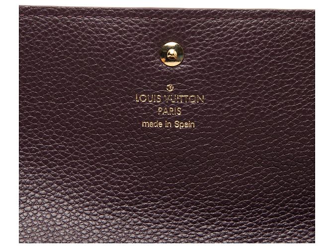 Cartera larga Louis Vuitton Sarah Monogram Empreinte Purple Púrpura - vista 5