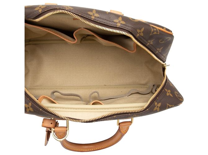 Louis Vuitton Brown Monogram Deauville Marrone - vista 4