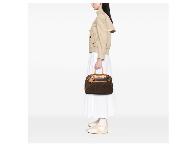 Louis Vuitton Brown Monogram Deauville Marrone - vista 7
