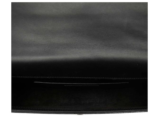 Clutch Cassandre con nappina in pelle di vitello liscia nera Saint Laurent Nero - vista 4