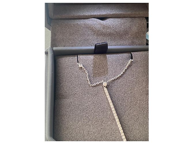 Collana Messika Move Uno in oro bianco e diamanti - vista 2