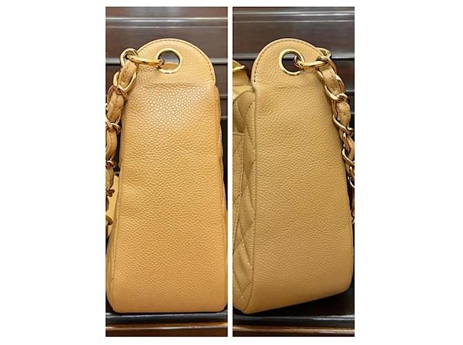 Borsa Chanel 19 Small Beige Caviar Leather - vista 9