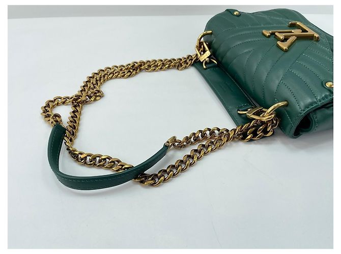 Borsa a tracolla Louis Vuitton New Wave PM, Green Verde - vista 10