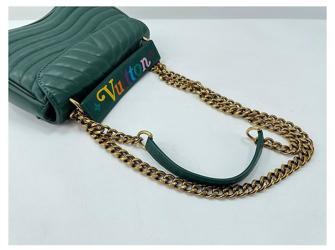 Borsa a tracolla Louis Vuitton New Wave PM, Green Verde - vista 11