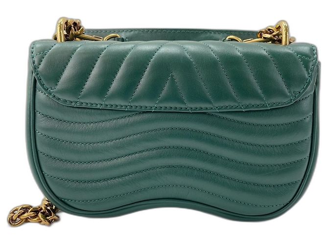 Borsa a tracolla Louis Vuitton New Wave PM, Green Verde - vista 3