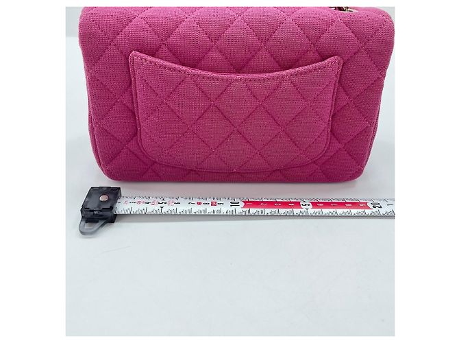 Borsa a tracolla Chanel Mini Matelassé in Rosa - vista 4