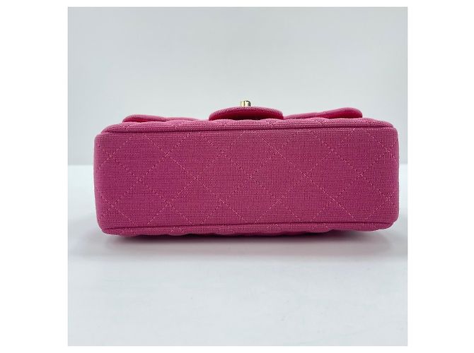 Borsa a tracolla Chanel Mini Matelassé in Rosa - vista 7