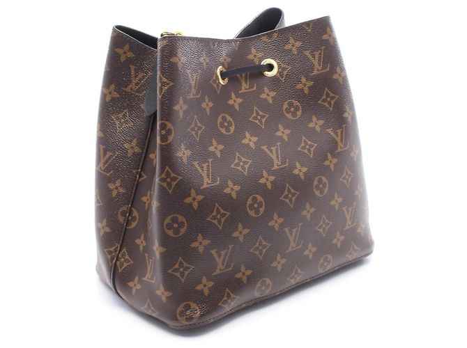 Néonoé Borsa a tracolla Louis Vuitton NeoNoe Monogram Noir Marrone Nero - vista 2