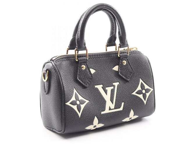 Borsa a mano 2-Way Louis Vuitton Nano Speedy Nero Multicolore Beige - vista 2