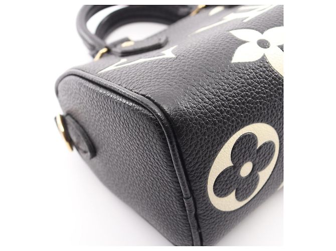 Borsa a mano 2-Way Louis Vuitton Nano Speedy Nero Multicolore Beige - vista 6