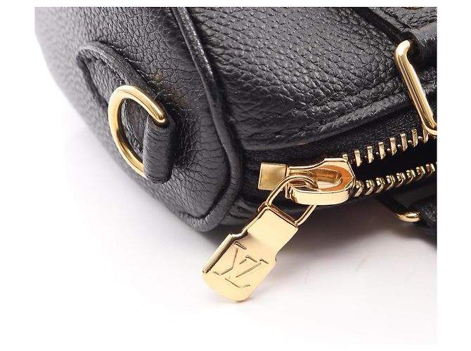 Borsa a mano 2-Way Louis Vuitton Nano Speedy Nero Multicolore Beige - vista 8