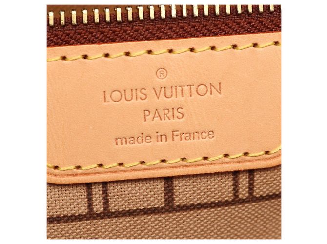 Borsa Tote Louis Vuitton Neverfull PM Monogram Marrone - vista 4